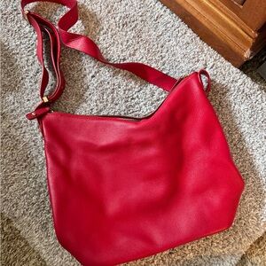Red Satchel Purse